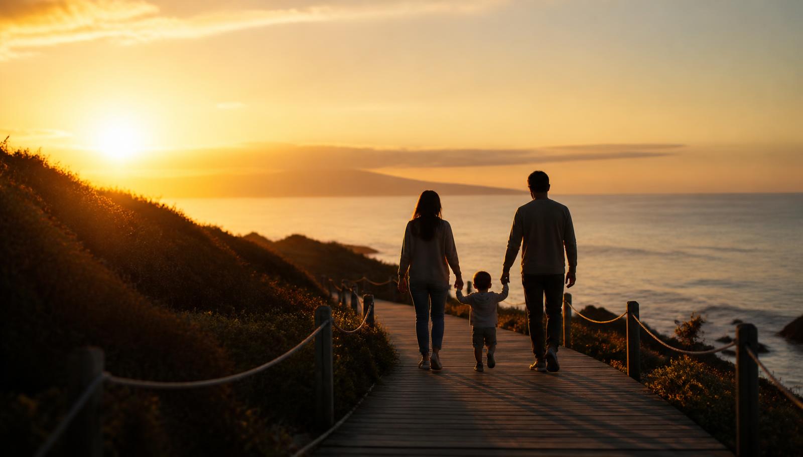 A family enjoying time together, representing financial planning across life stages